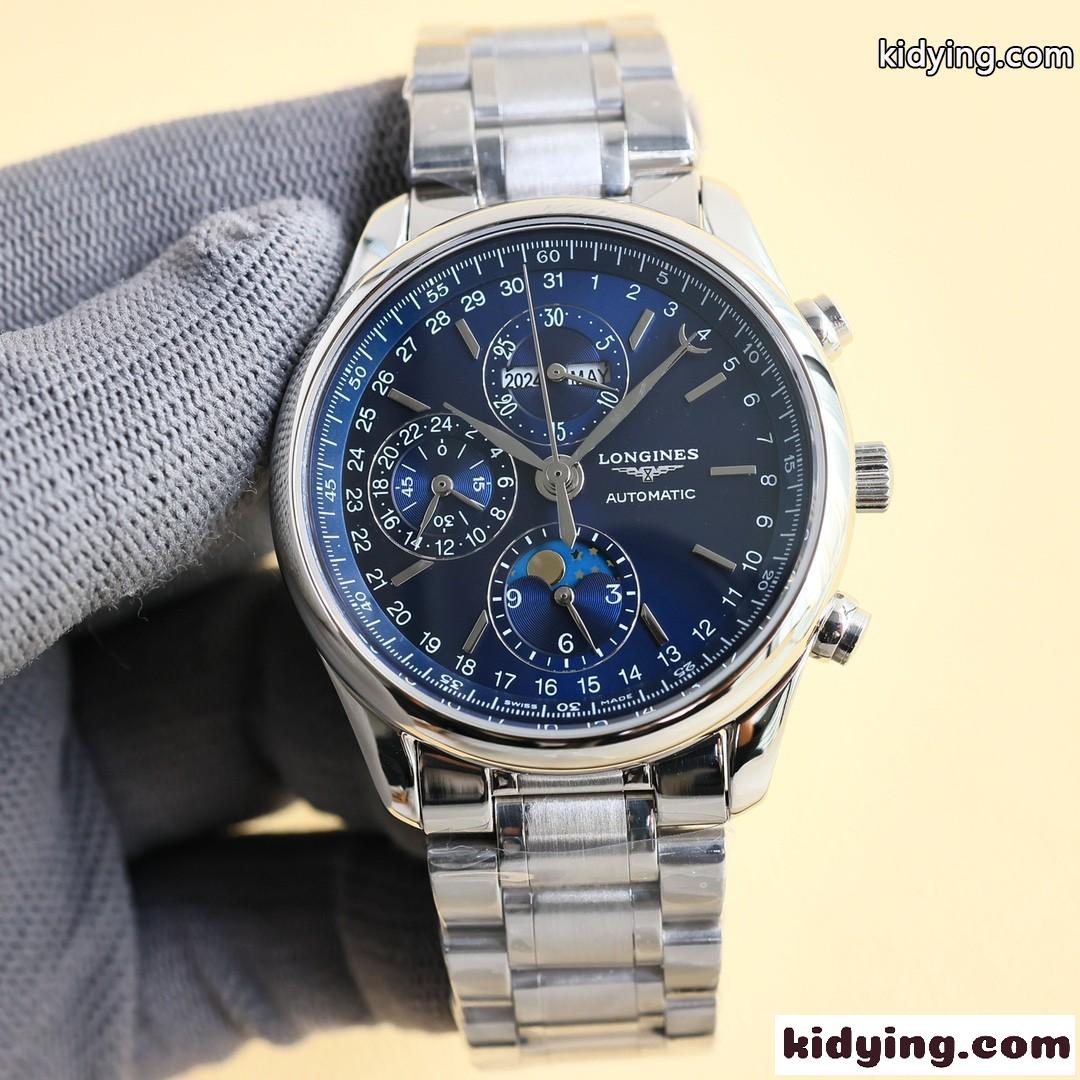 エレガント ロンジン 時計 コピー 人気 多機能 40mm ウォッチ-1