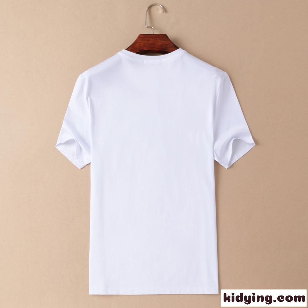 定番 クルーネック おしゃれ かっこいい メンズ ヴェルサーチェ 半袖Tシャツ コピー 春夏 トップス-4