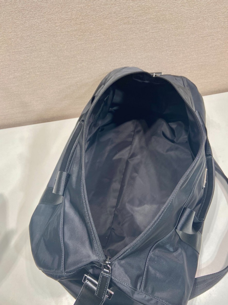 プラダ Re-Nylon x サフィアーノレザー ボストンバッグ スーパーコピー-4