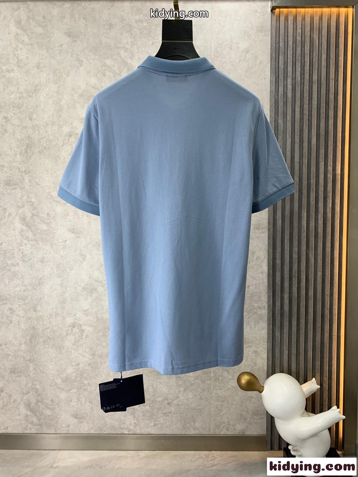 春夏 プラダ Tシャツ コピー 半袖 ポロシャツ メンズ ファッション 着心地いい-0