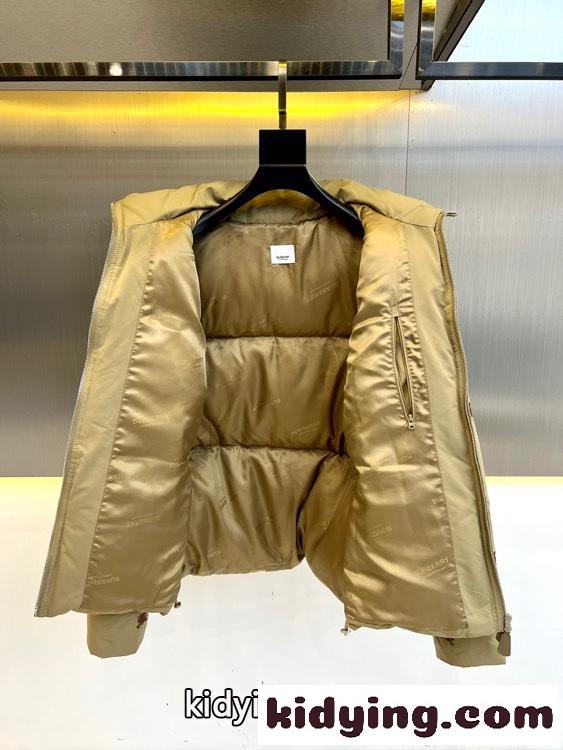 上品 カジュアル バーバリー ダウンジャケット コピー ロゴ 暖かい アウター-4