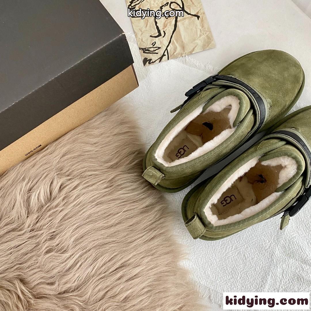 人気◆UGG Neumel Snapback ニューメル スナップバック ブーツ 偽物 グリーン-2