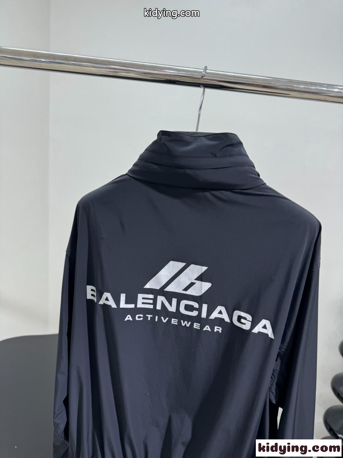 Shrunk Activewear ウィンドブレーカー バレンシアガ ジャケット コピー ブラック-3