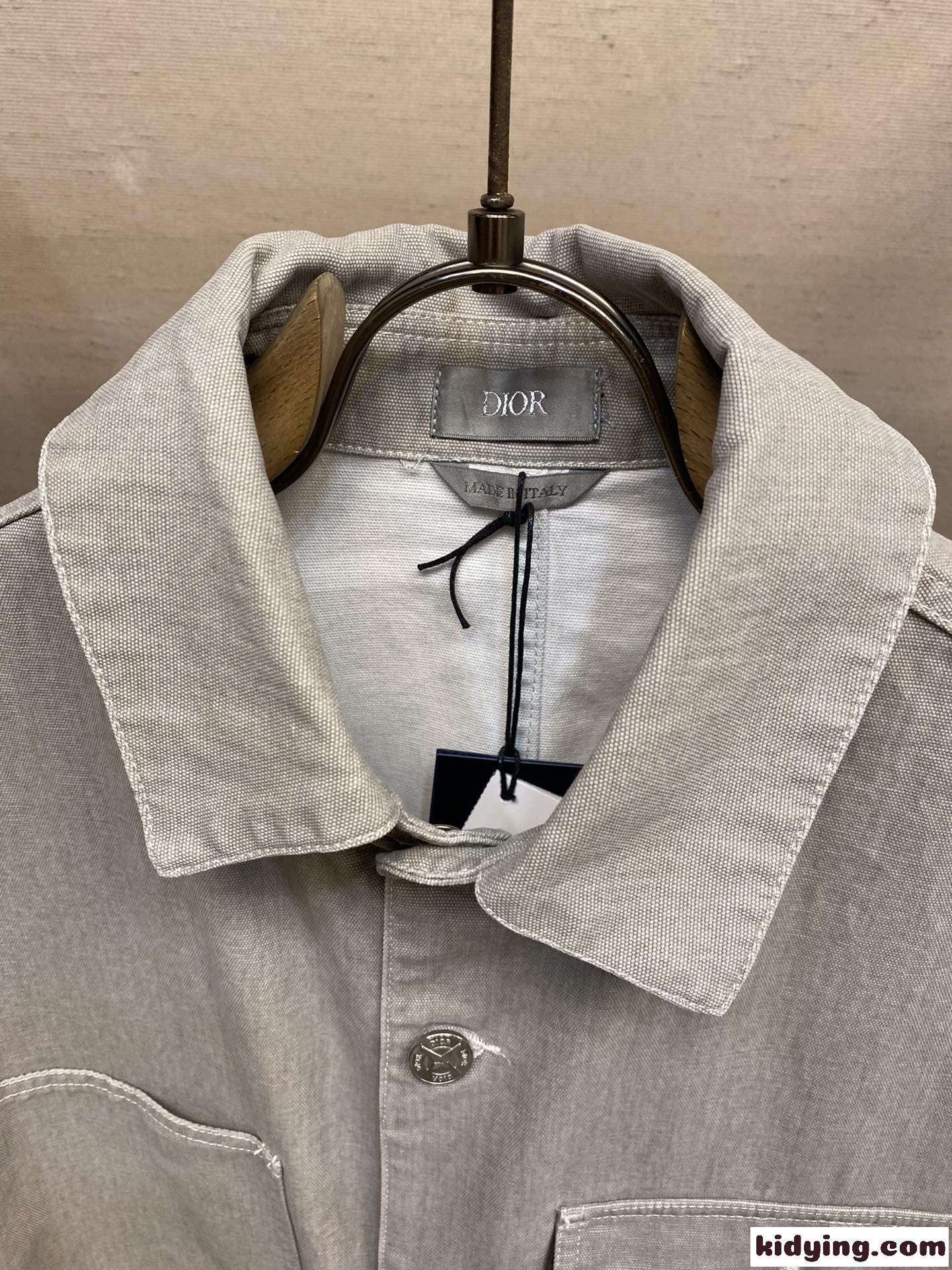 DIOR AND STONE ISLAND ジャケット クリスチャン・ディオール ジャケット コピー グレー-0