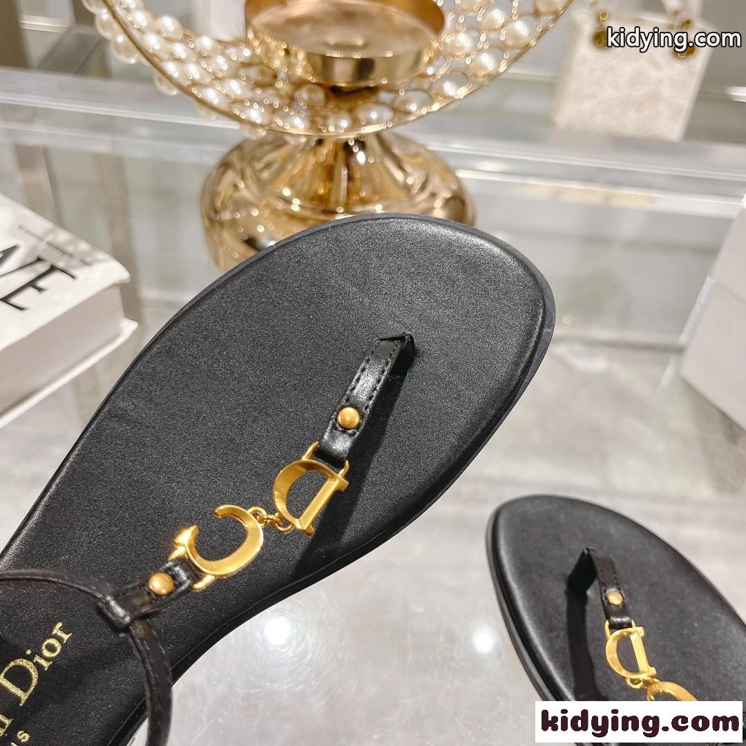 Dioriviera Cest Dior ビーチサンダル クリスチャン・ディオール サンダル コピー ブラック-1