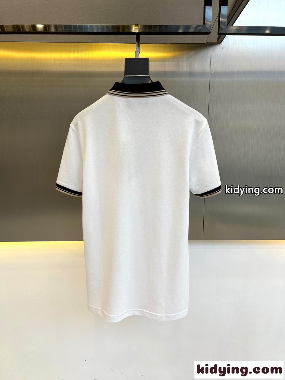 ベーシック エレガント 半袖 ポロシャツ グッチ Tシャツ コピー ホワイト-3