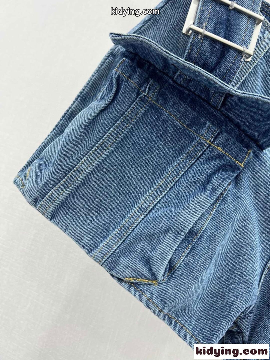おしゃれ レディース デニム ショートパンツ フェンディ パンツ コピー-4