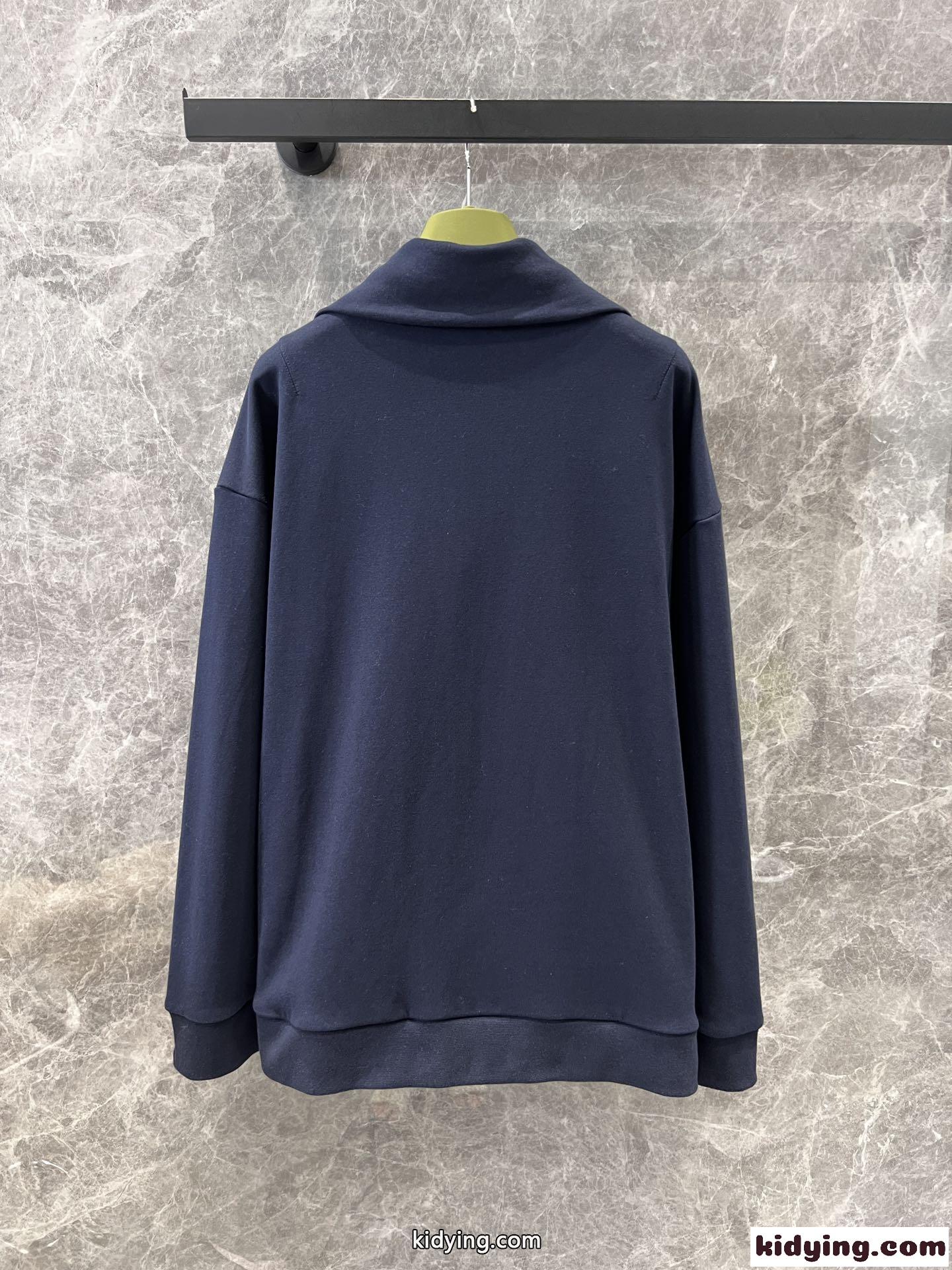 コットン ハーフジップ スウェットシャツ グッチ Tシャツ コピー カジュアル-2