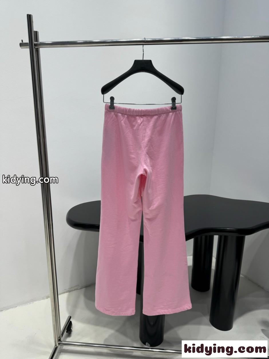 バレンシアガ パンツ コピー シンプル スウェットパンツ 合わせやすい ピンク-1
