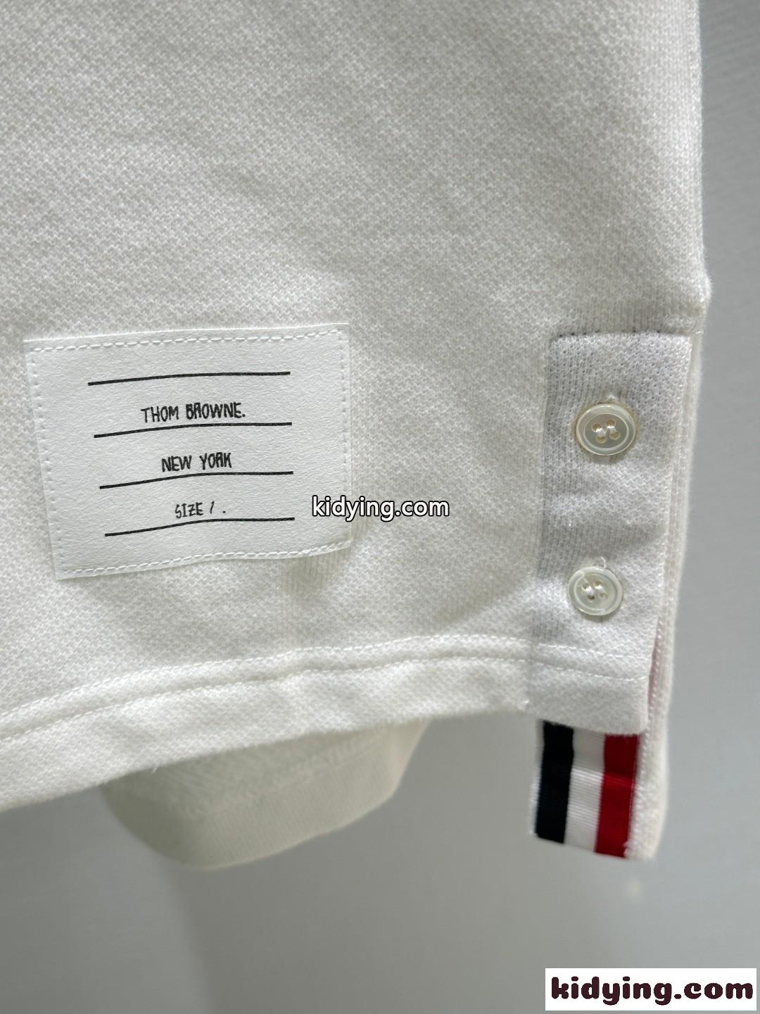 カジュアル お洒落 長袖Tシャツ トムブラウン Tシャツ 偽物 クルーネック ホワイト-4