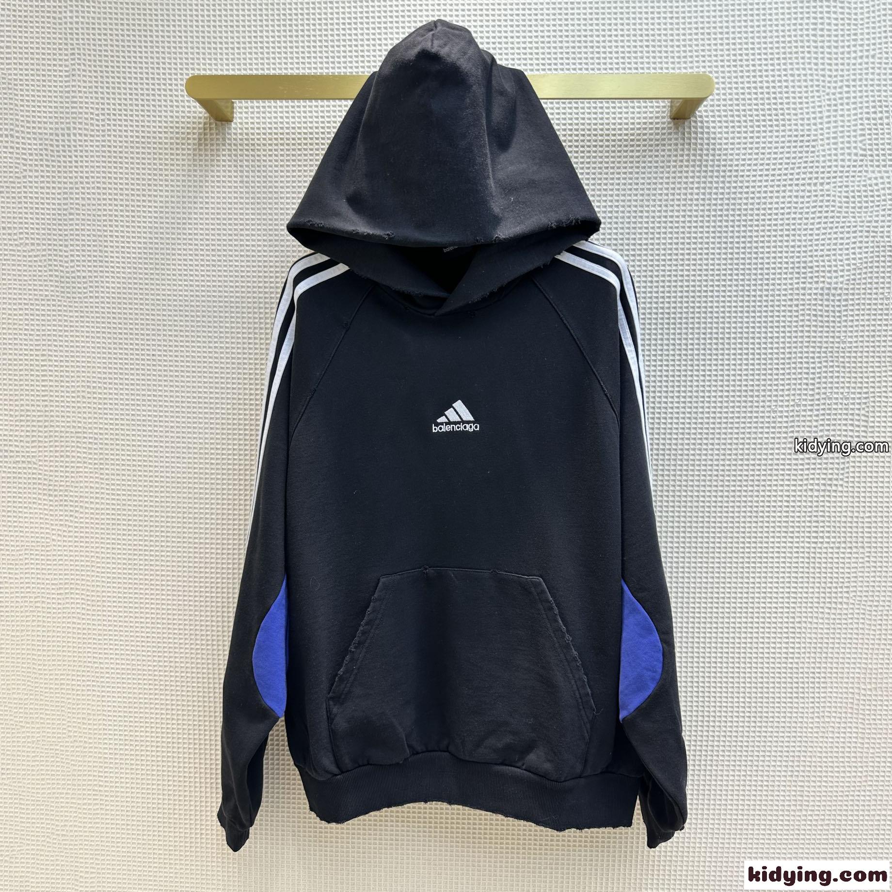 BALENCIAGA x ADIDAS カジュアル フード付き バレンシアガ パーカー コピー フーディー-2