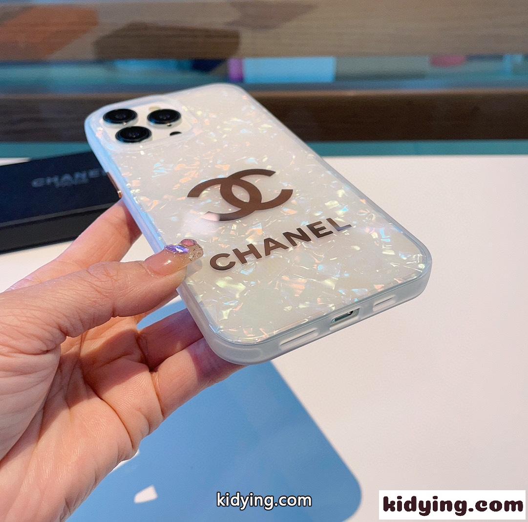 可愛い おしゃれ iPhone 14 ケース シャネル アイフォンケース コピー シェル風 スマホケース-1