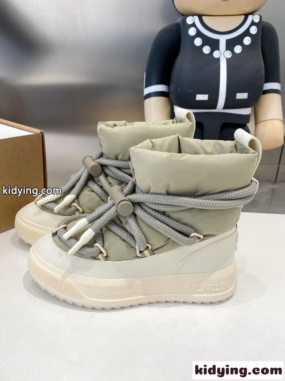 モンクレール ブーツ スーパーコピー 人気 おしゃれ Moncler Altive Mid スノーブーツ グリーン-2