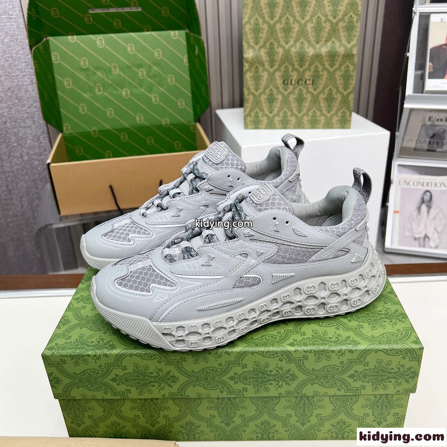 人気新作～GUCCI cub3dスニーカー グッチ スーパーコピー n級品 グレー-1