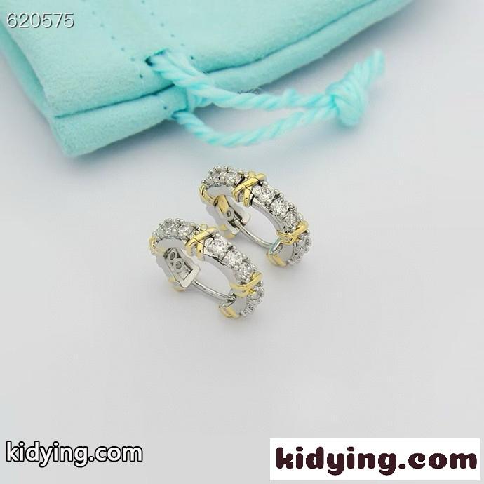 Jean Schlumberger by Tiffany 20 ストーン フープ ピアス 偽物-3