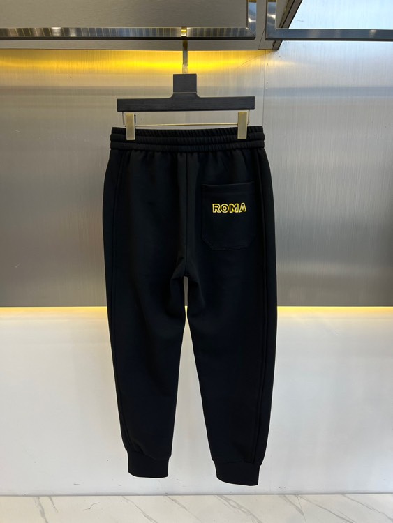 フェンディ パンツ コピー 定番 カジュアル ロゴ入り メンズ スウェットパンツ-4