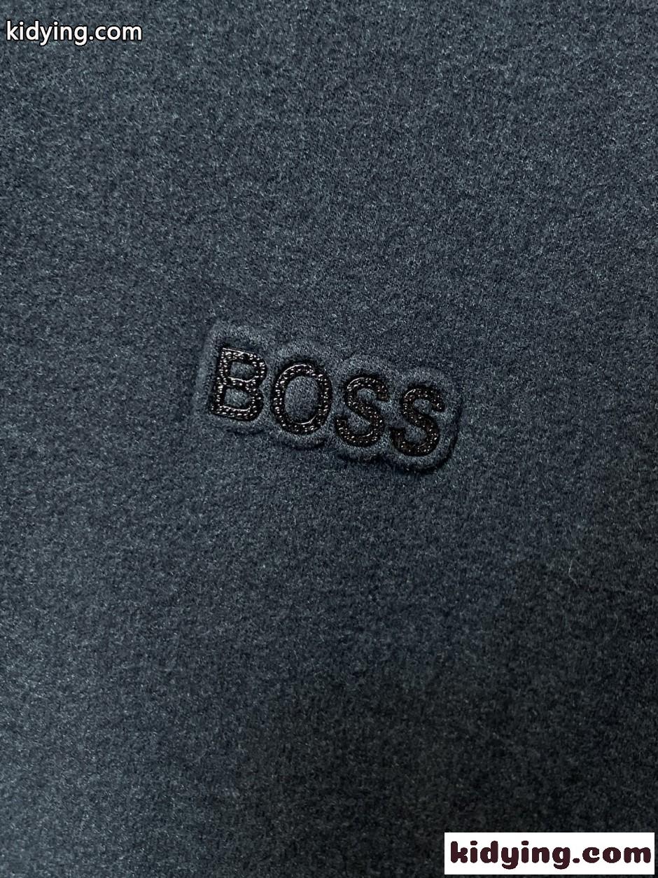 ベーシック 秋冬 ヒューゴ・ボス Tシャツ 偽物 厚手 長袖Tシャツ トップス-2