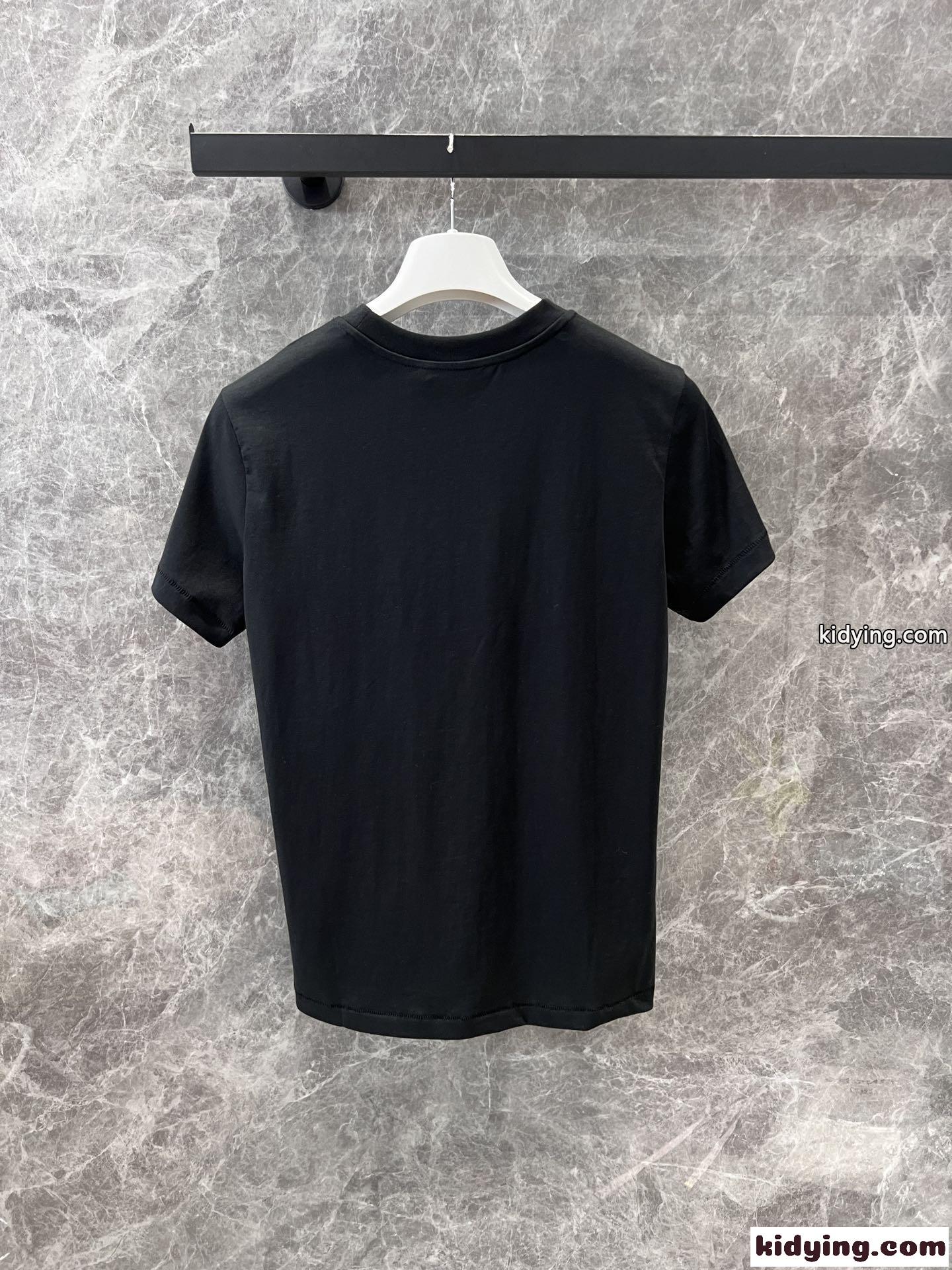 おしゃれ コットン 半袖Tシャツ モンクレール Tシャツ コピー レディース トップス-1