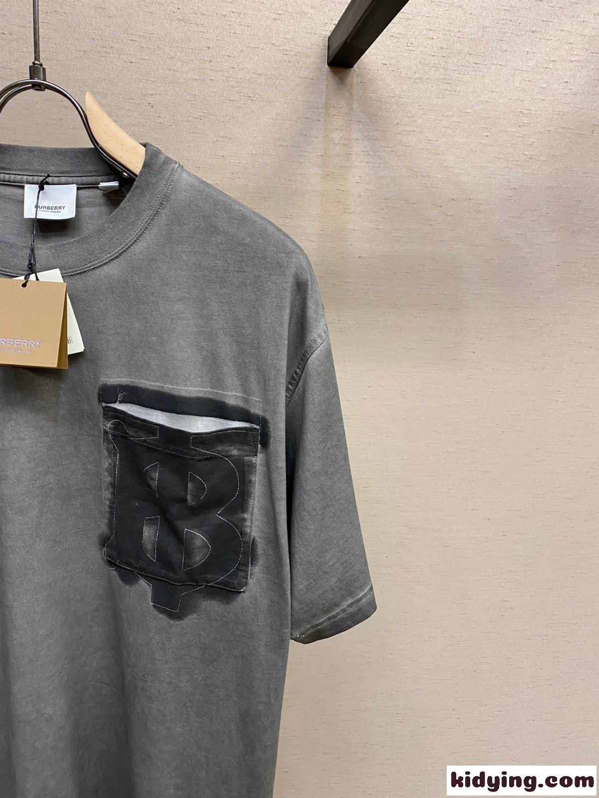 モノグラムモチーフ コットン オーバーサイズTシャツ バーバリー Tシャツ コピーメンズ-4