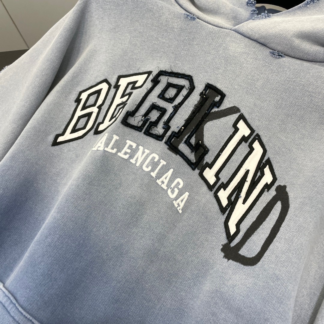BE KIND ラウンドフーディ オーバーサイズ バレンシアガ パーカー コピー-3