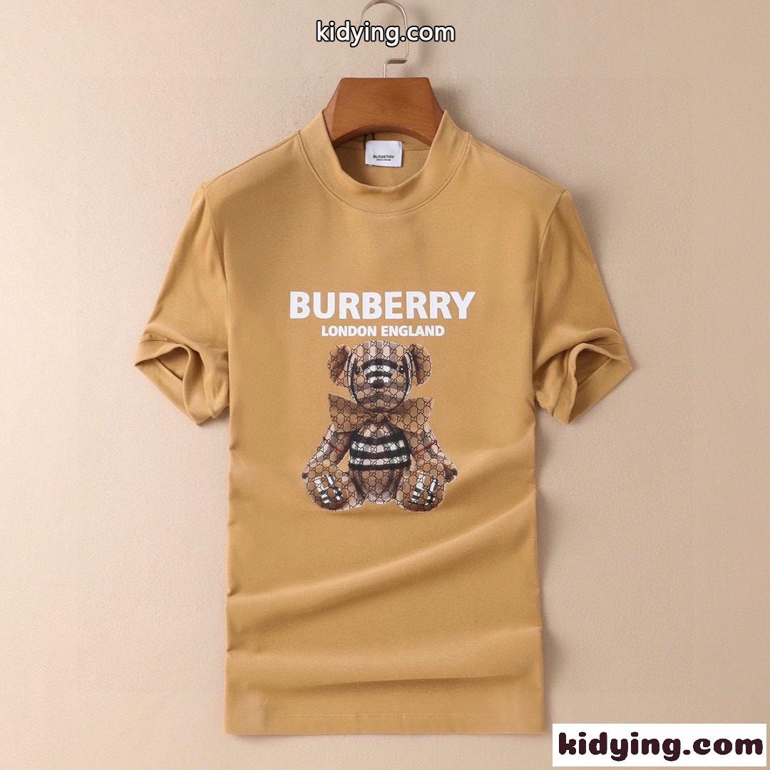 メンズ 春夏新作 柔らかい 着心地いい バーバリー 半袖tシャツ コピー カジュアル 合わせやすい ファッション 3色-0