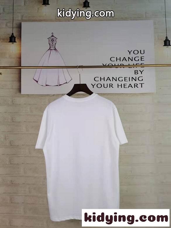 シンプル 個性的 プリント 快適 ゆったり クルーネック アレキサンダー・マックイーン 半袖Tシャツ コピー カジュアル おしゃれ-4