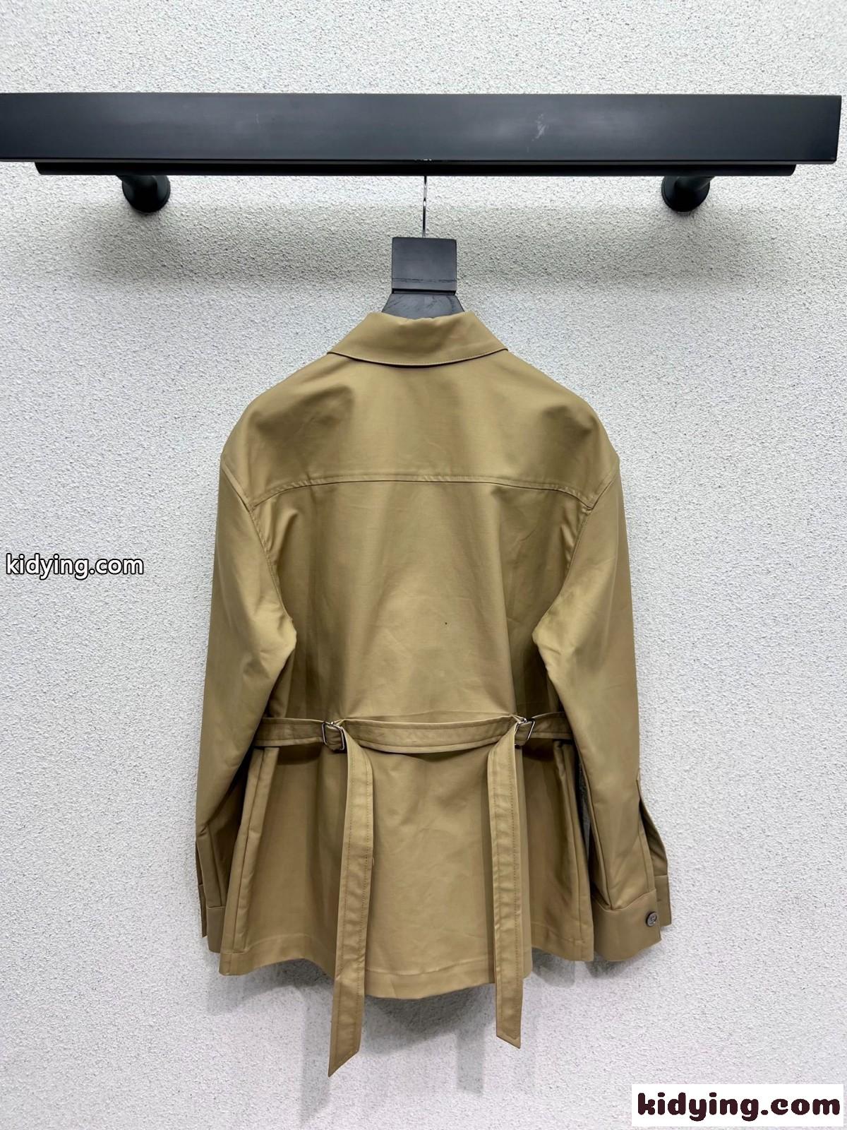 カジュアル コットン アウター クリスチャン・ディオール ジャケット コピー カーキ-2
