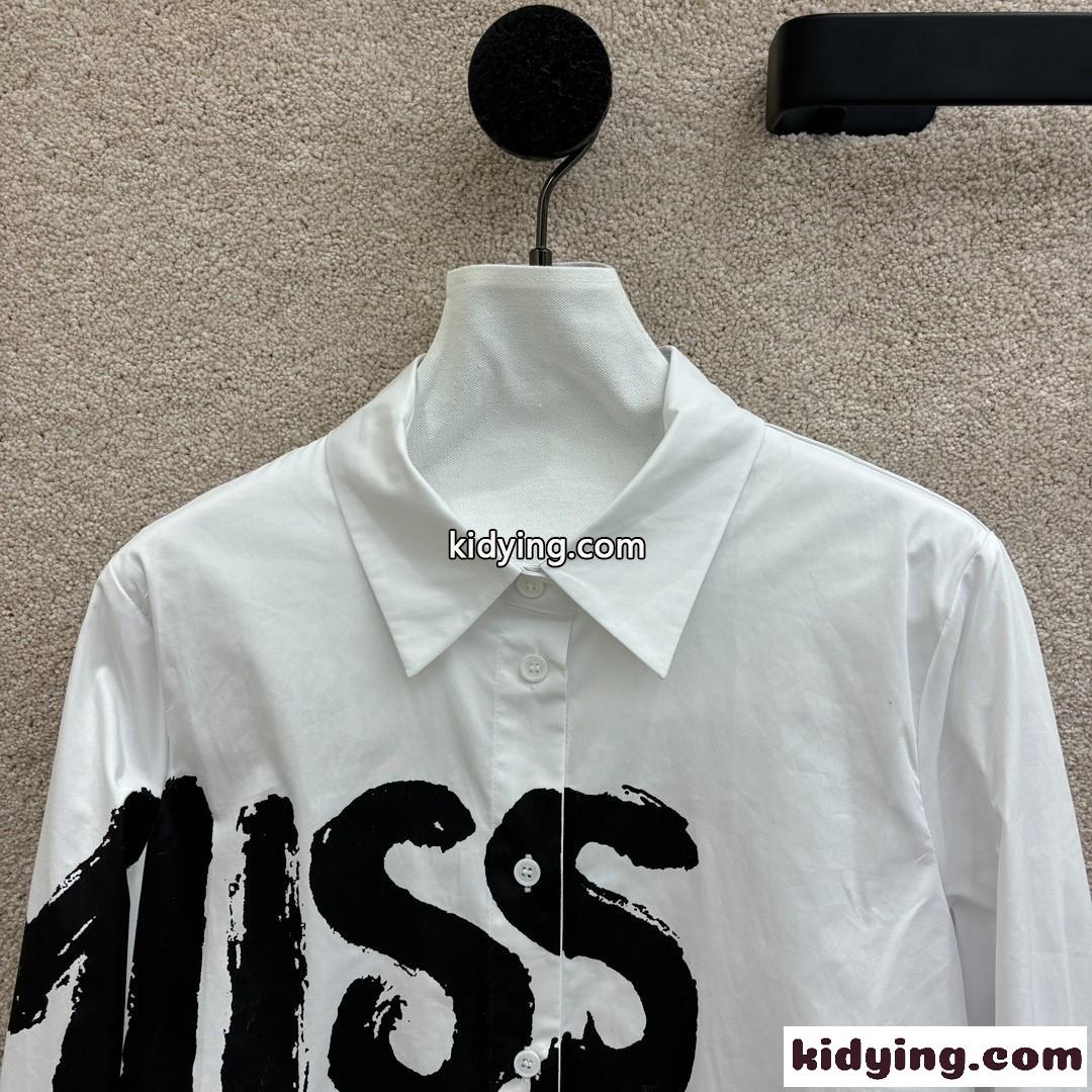 Miss Dior コットン ブラウス クリスチャン・ディオール シャツ コピー レディース-1