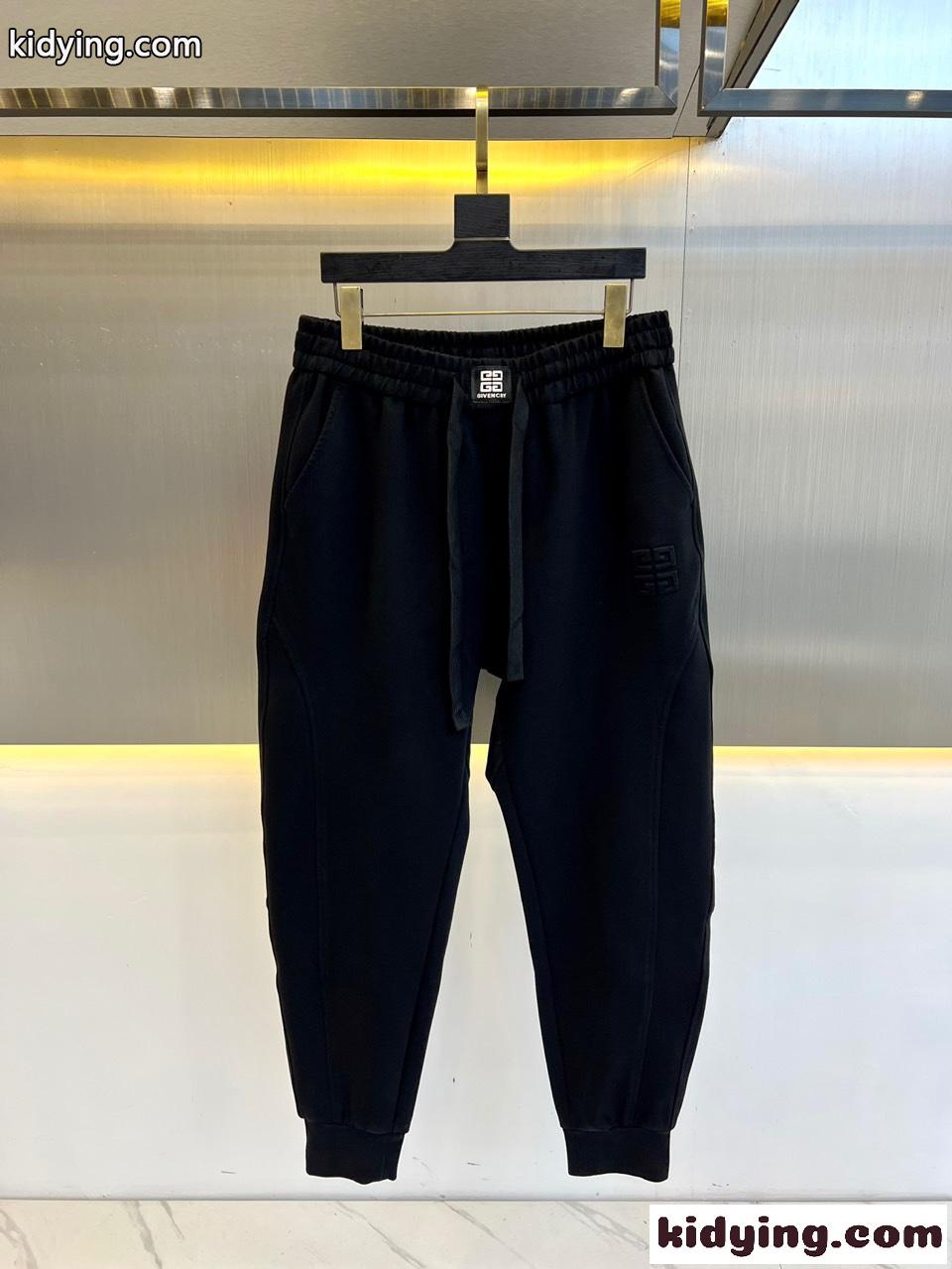 定番 カジュアル メンズ スウェットパンツ ジバンシィ パンツ コピー ブラック-0