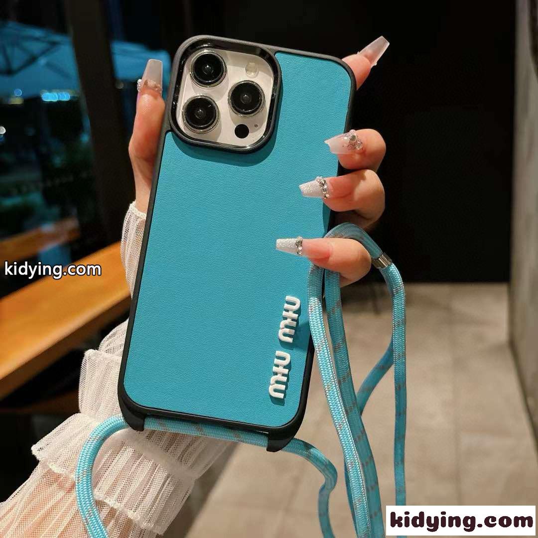 シンプル 上品 スマホケース ミュウミュウ アイフォンケース 偽物 iPhone16-0