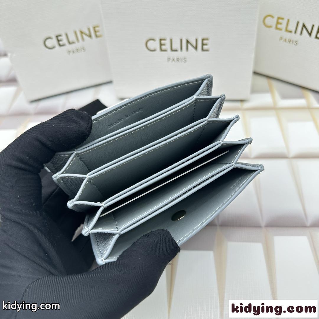 セリーヌ CELINE アコーディオン カードホルダー 偽物 ロゴ 人気-3