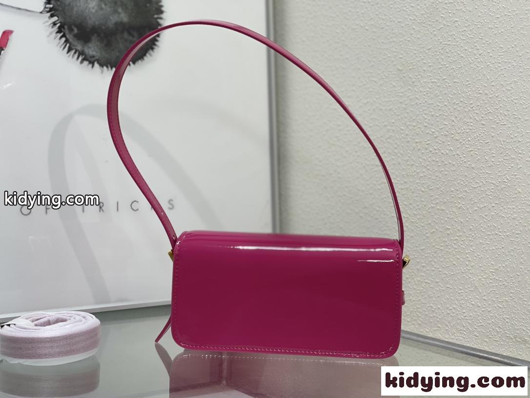 パテントレザー Miss Dior フラップバッグ クリスチャン・ディオール バッグ コピー ピンク-1