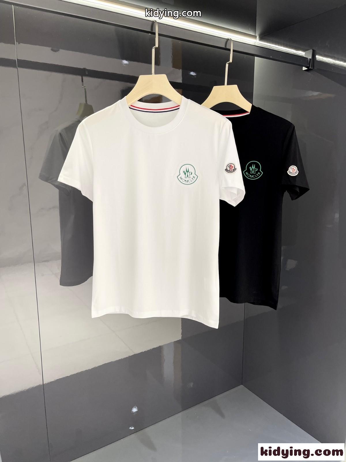 ベーシック おしゃれメンズ 半袖 トップス モンクレール tシャツ コピー 着心地いい 春夏 定番 新作 ホワイト ブラック-2