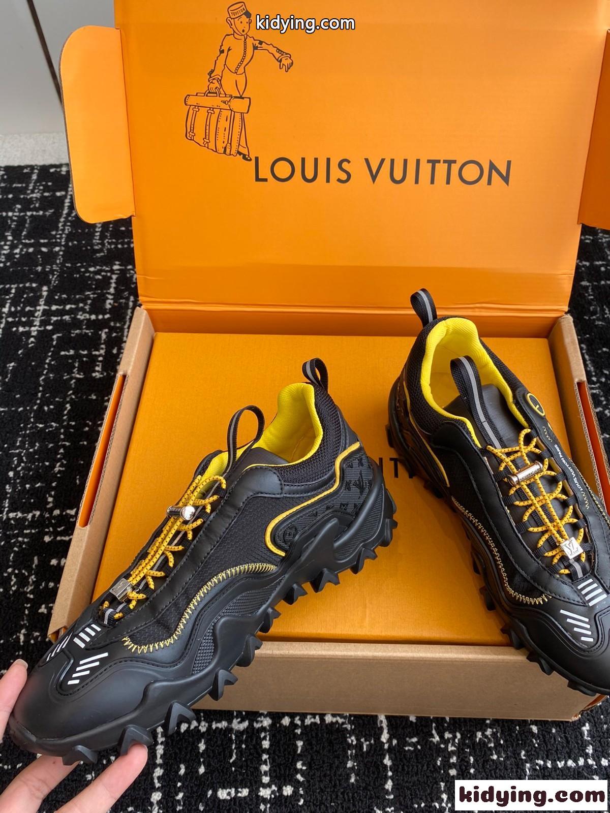 人気 ルイヴィトン スーパーコピー LV ラッシュ・ライン スニーカー お洒落 レディース-1