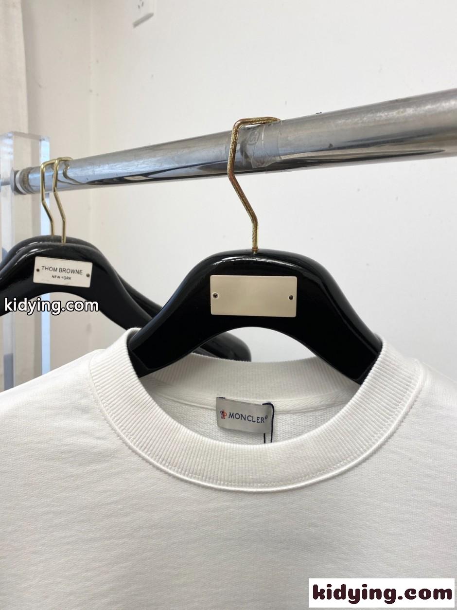 定番 コットン スウェットシャツ モンクレール Tシャツ 偽物 ホワイト-1