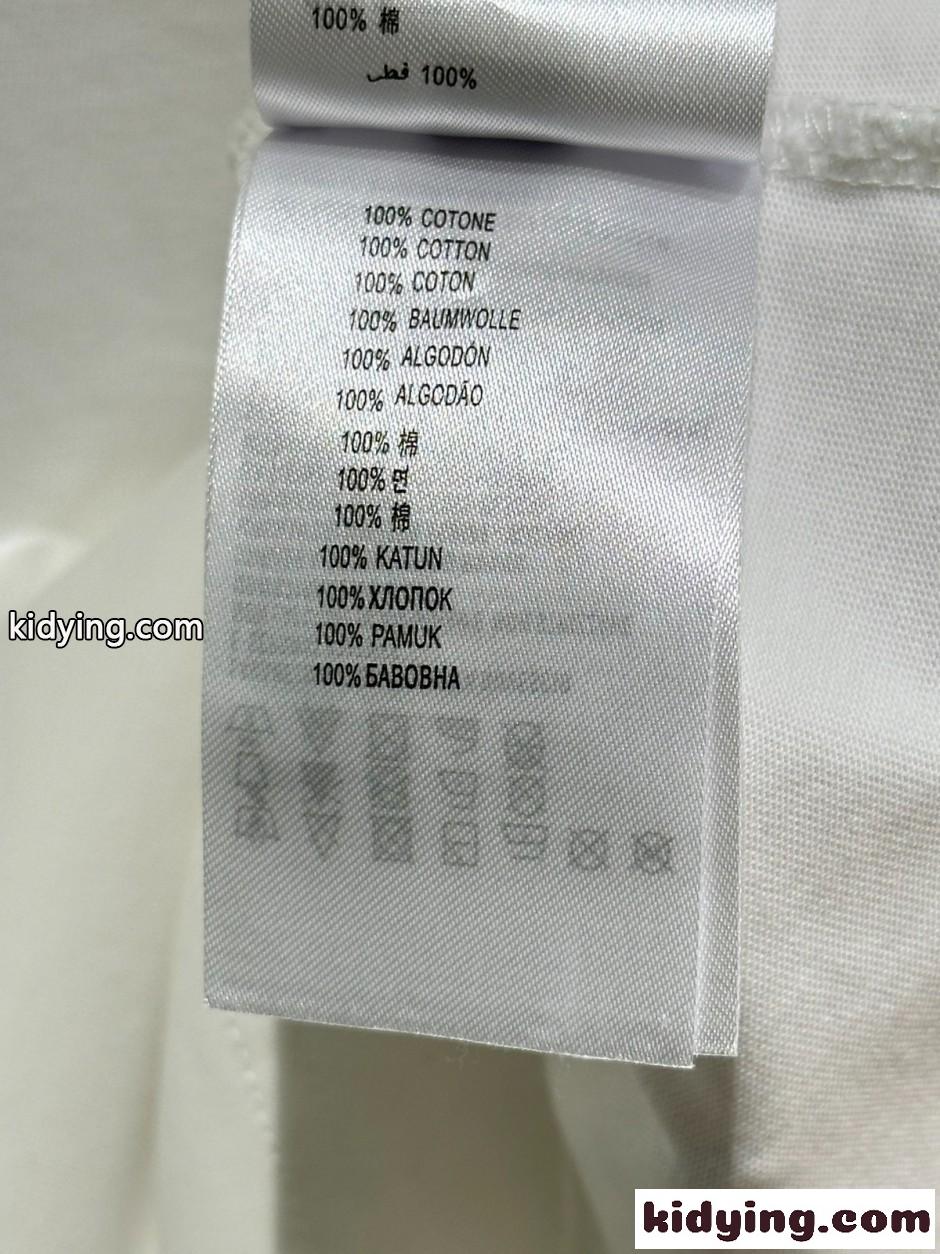 定番 ロゴ コットン 半袖Tシャツ バレンシアガ Tシャツ コピー ホワイト-3