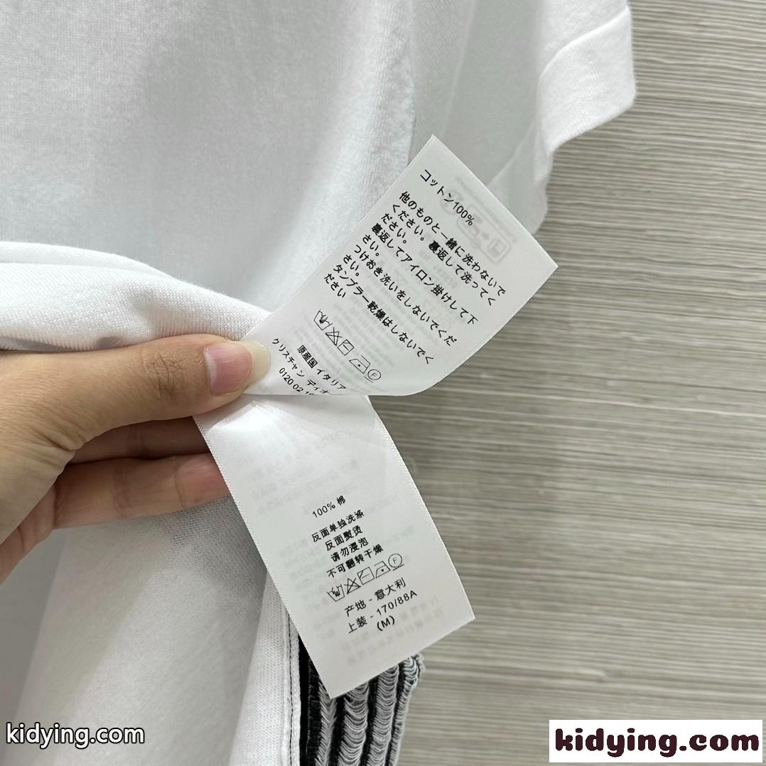 Dior Graphique コットンTシャツ クリスチャン・ディオール Tシャツ コピー-3