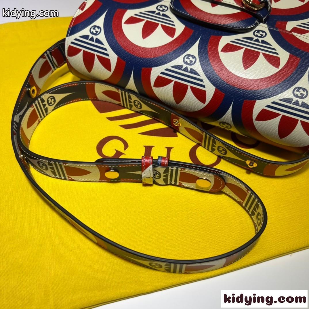 ADIDAS X GUCCI グッチ ホースビット1955 ショルダーバッグ グッチ バッグ レディース コピー-4