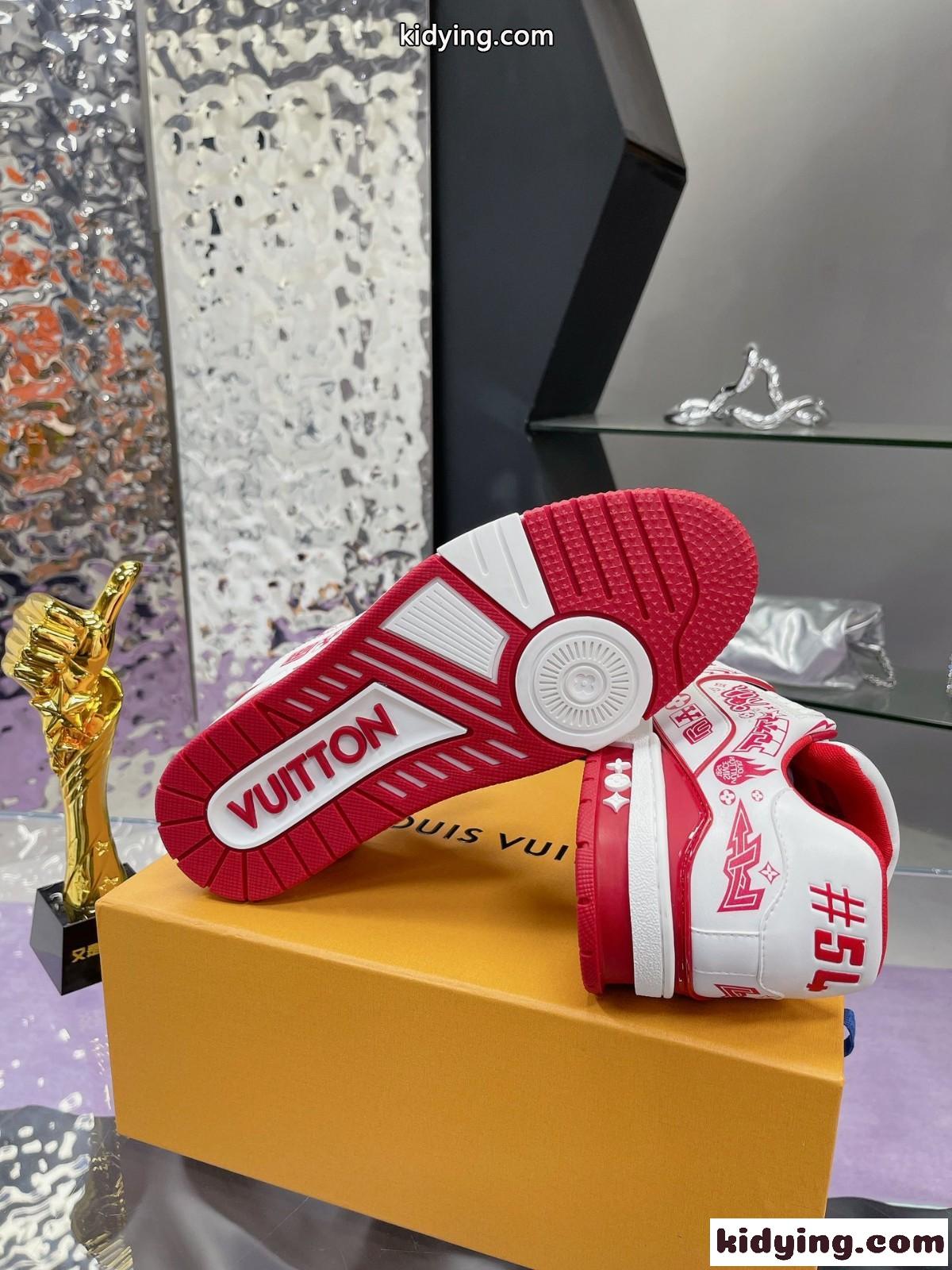 大人気 目を惹く ルイヴィトン スーパーコピー LV トレイナー・ライン スニーカー-4