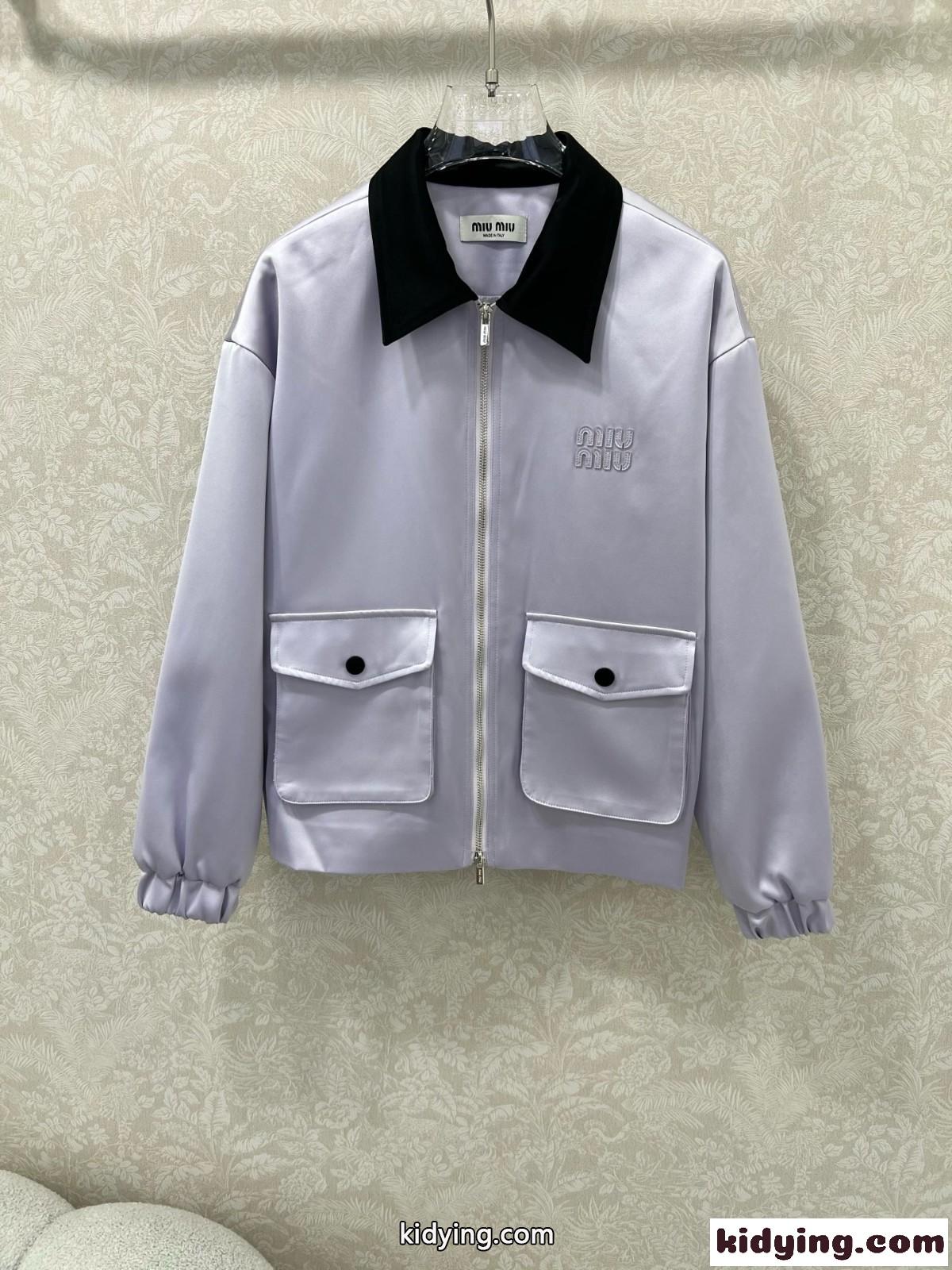 洗練された 上品 ブルゾン ミュウミュウ ジャケット コピー アウター-1