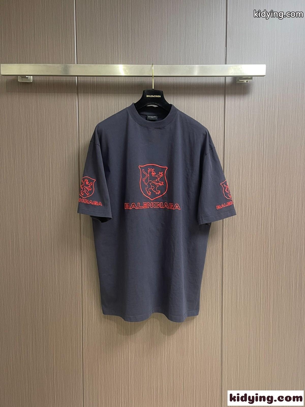 バレンシアガ LION CLUB Tシャツ コピー オーバーサイズ ユニセックス-0