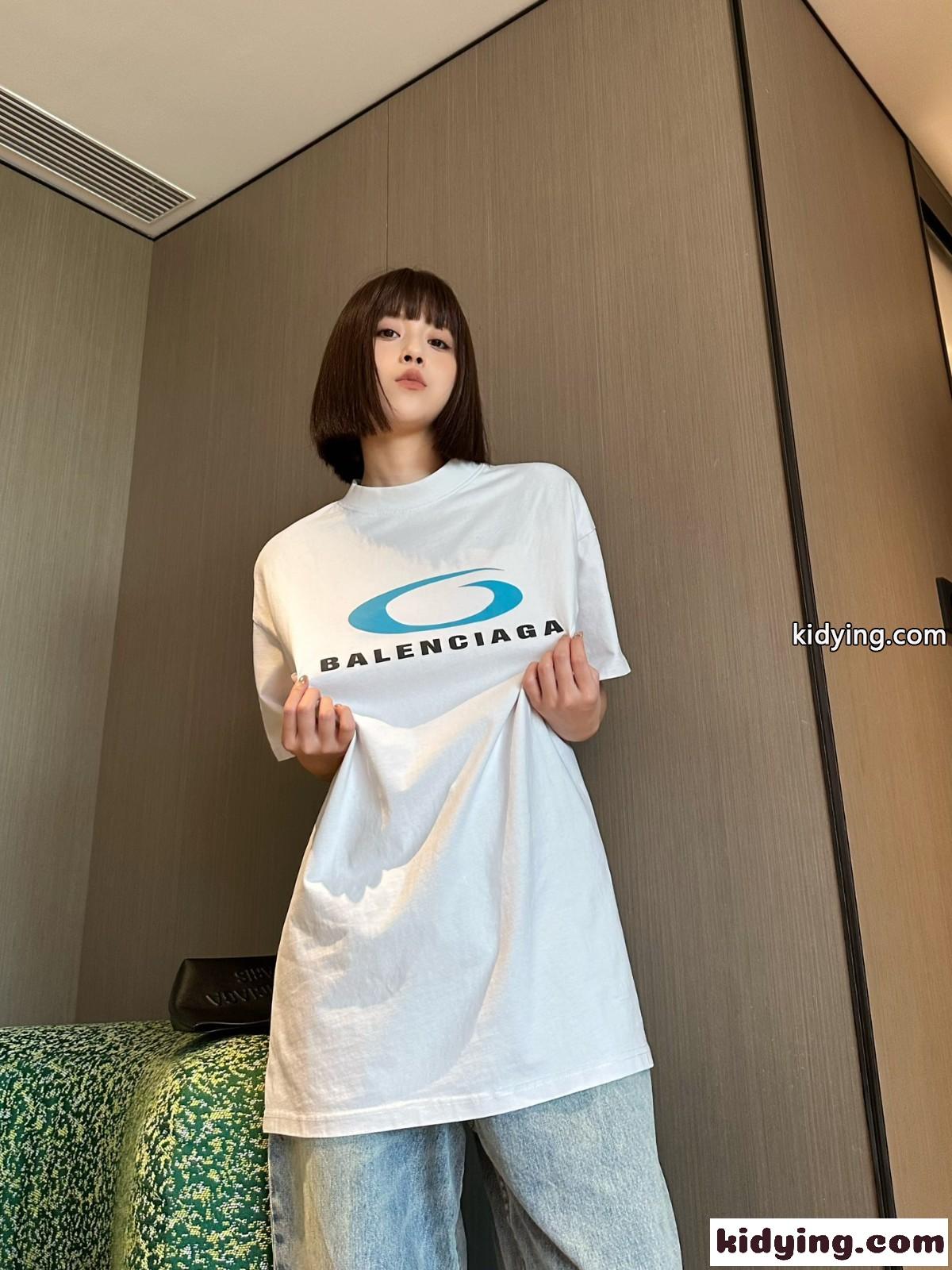 LOOP SPORTS ICON 半袖Tシャツ バレンシアガ Tシャツ コピー ホワイト-4