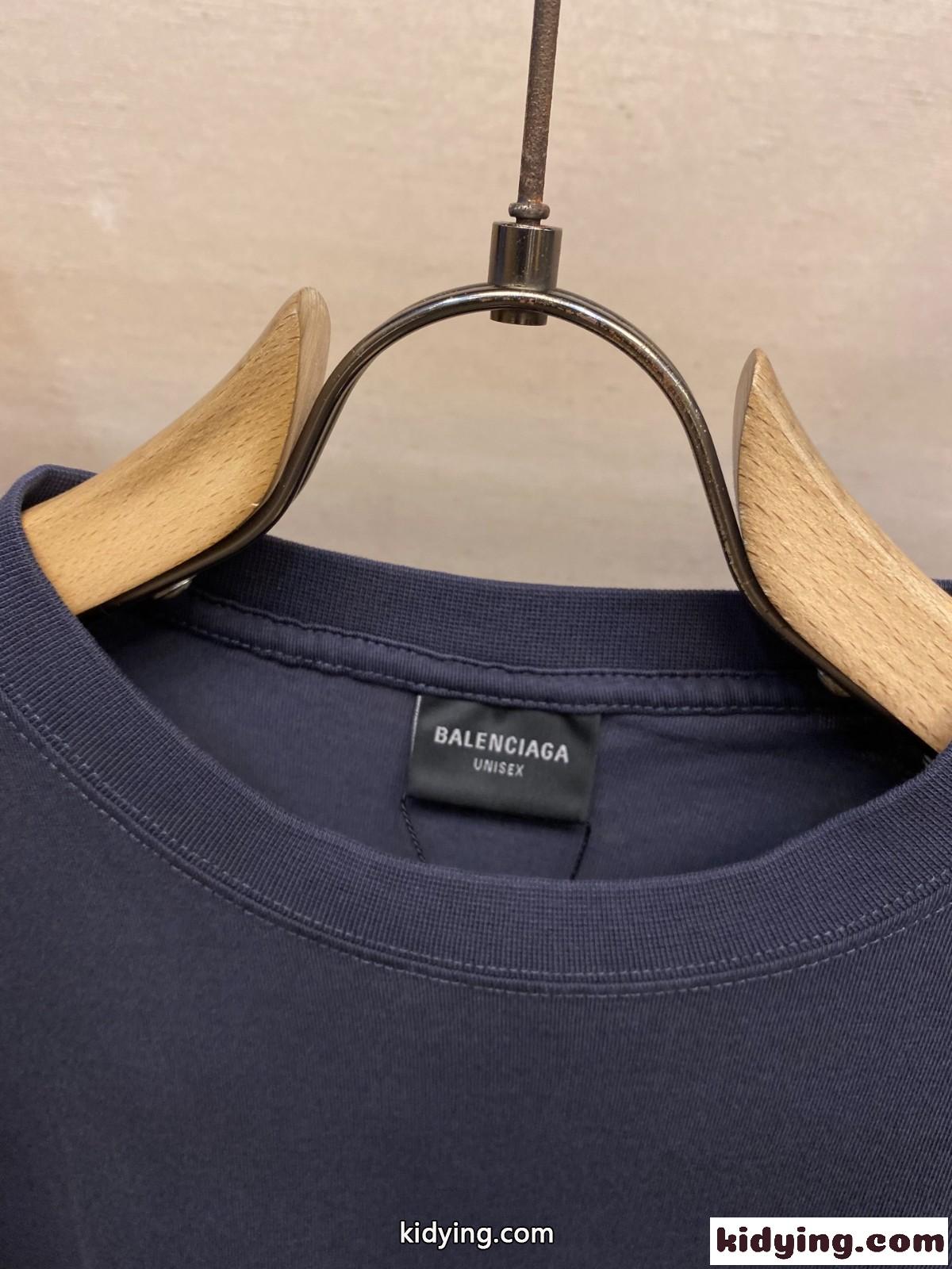 カジュアル おしゃれ 半袖Tシャツ バレンシアガ Tシャツ コピー クルーネック-0