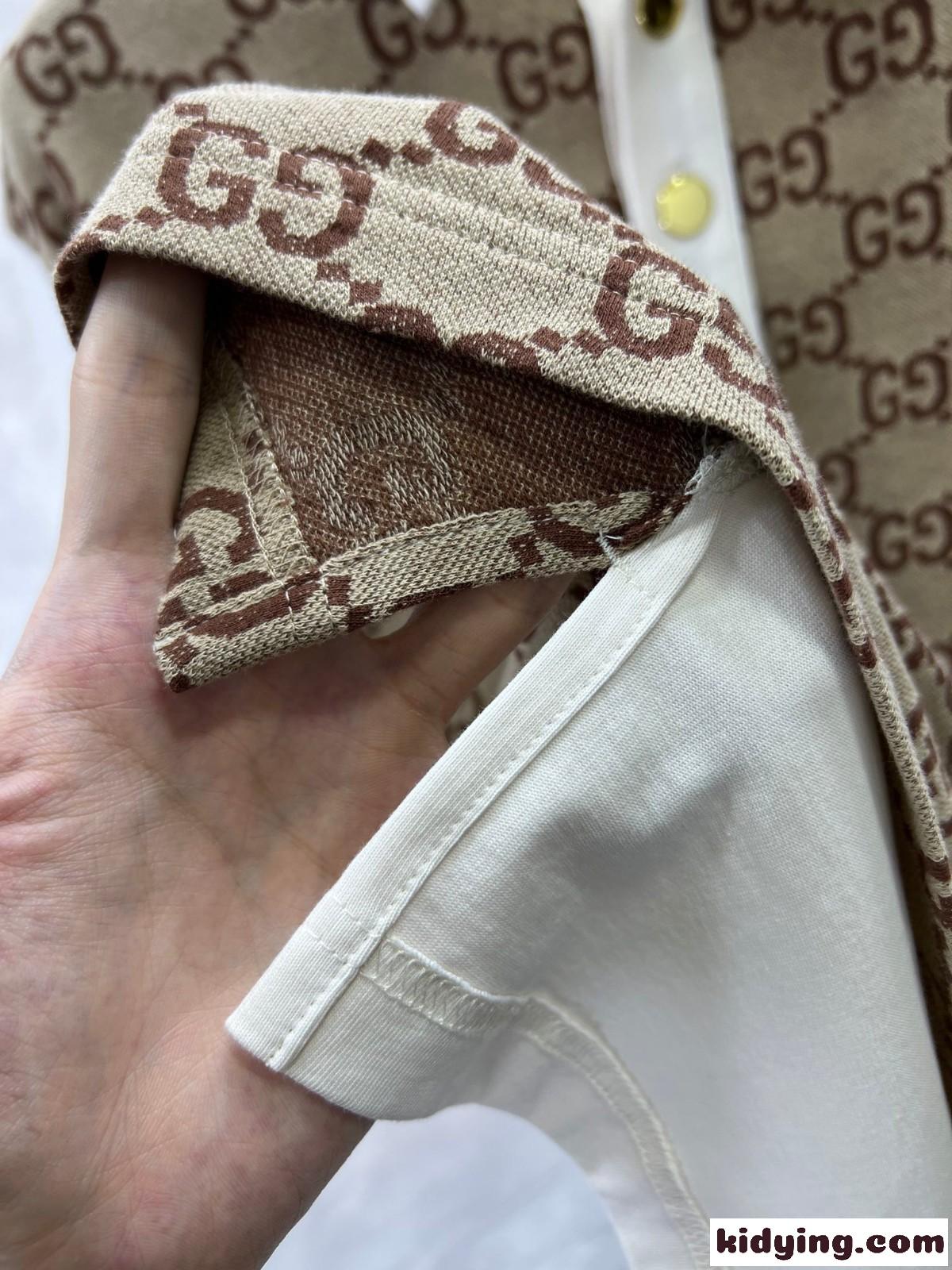 GGコットンジャカード ポロシャツ グッチ Tシャツ コピー メンズ トップス-4