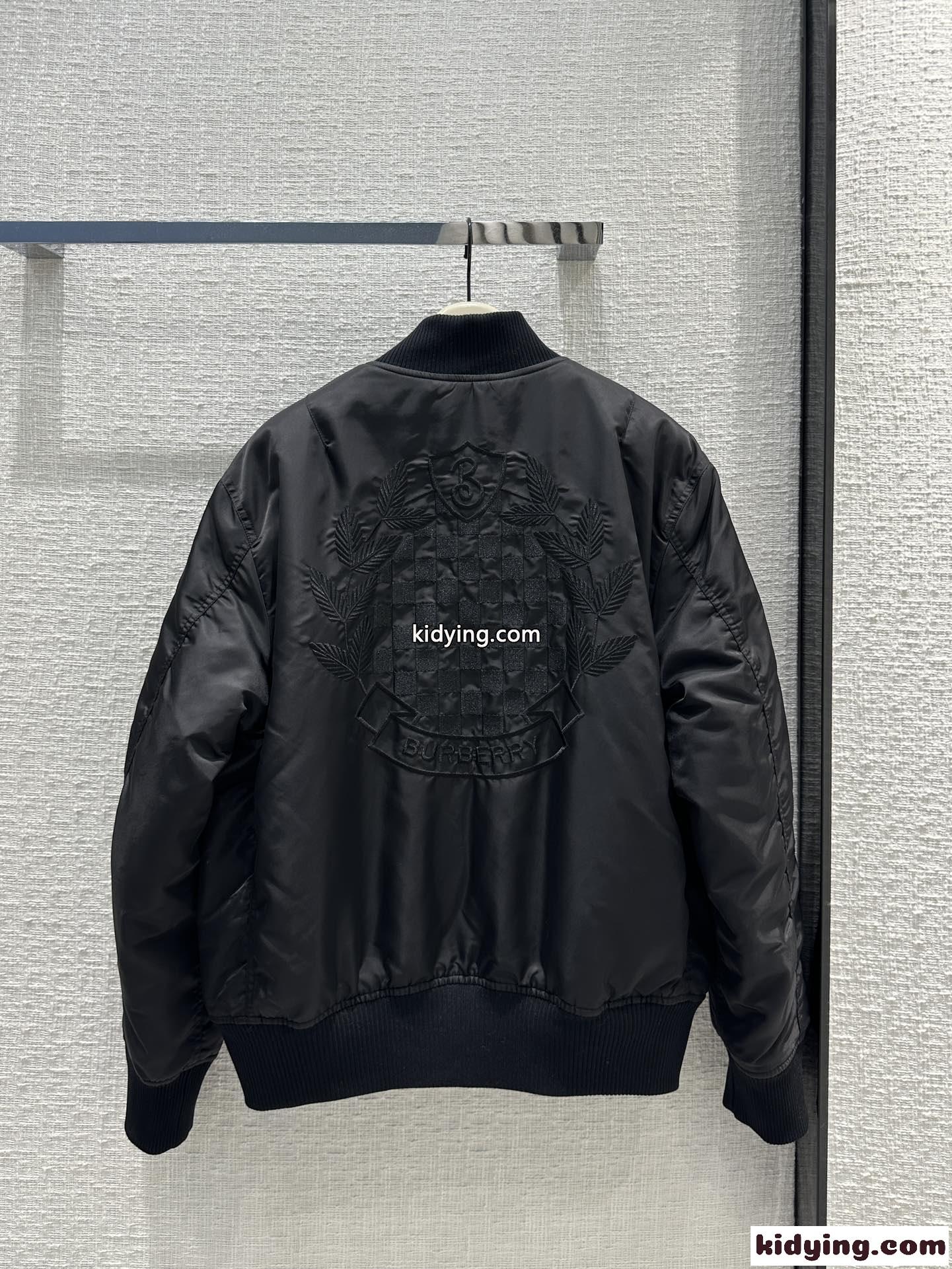 オークリーフクレスト ナイロン ボマージャケット バーバリー ジャケット コピー-4