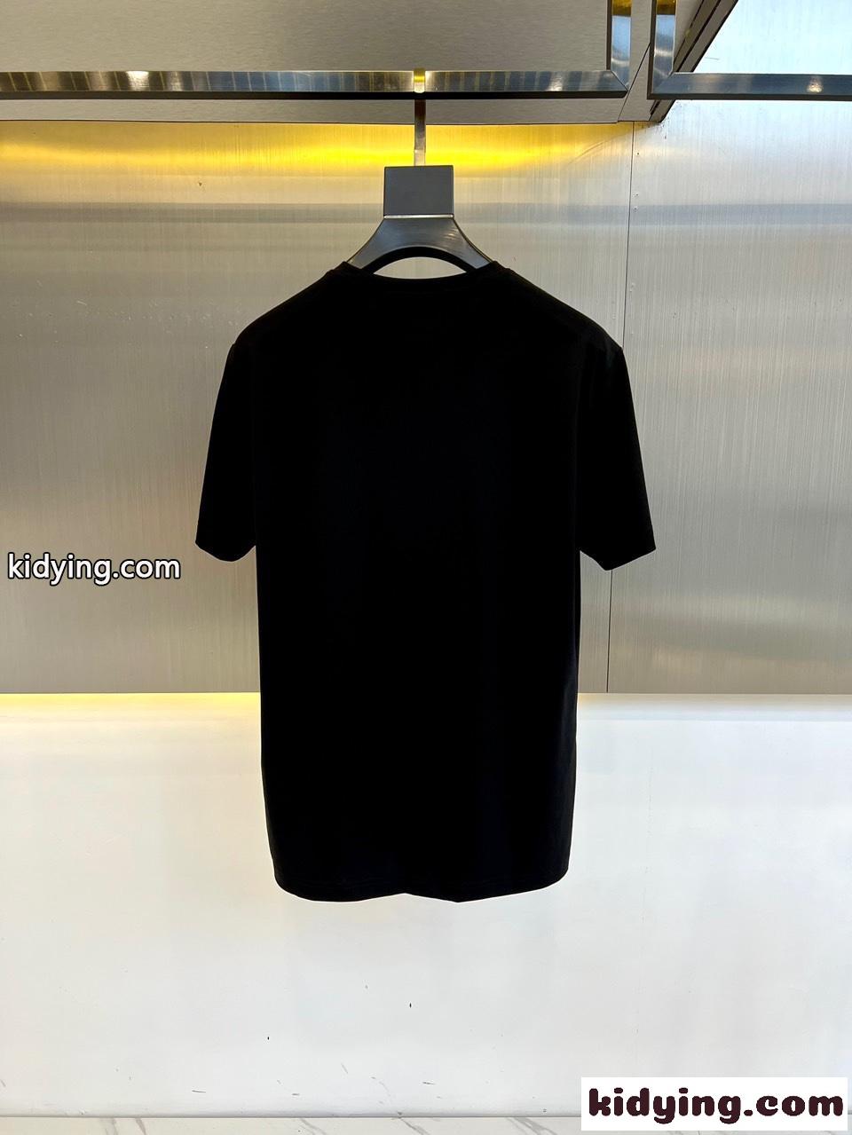 リフレクテッドロゴ 半袖Tシャツ アレキサンダー・マックイーン Tシャツ コピー ブラック-3