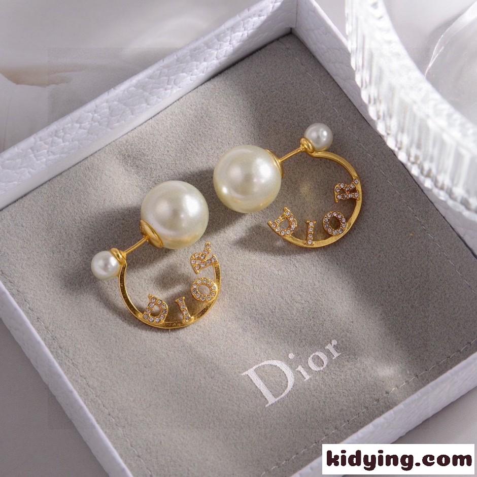 エレガント DIOR TRIBALES ピアス パール クリスチャン・ディオール イヤリング 偽物-2