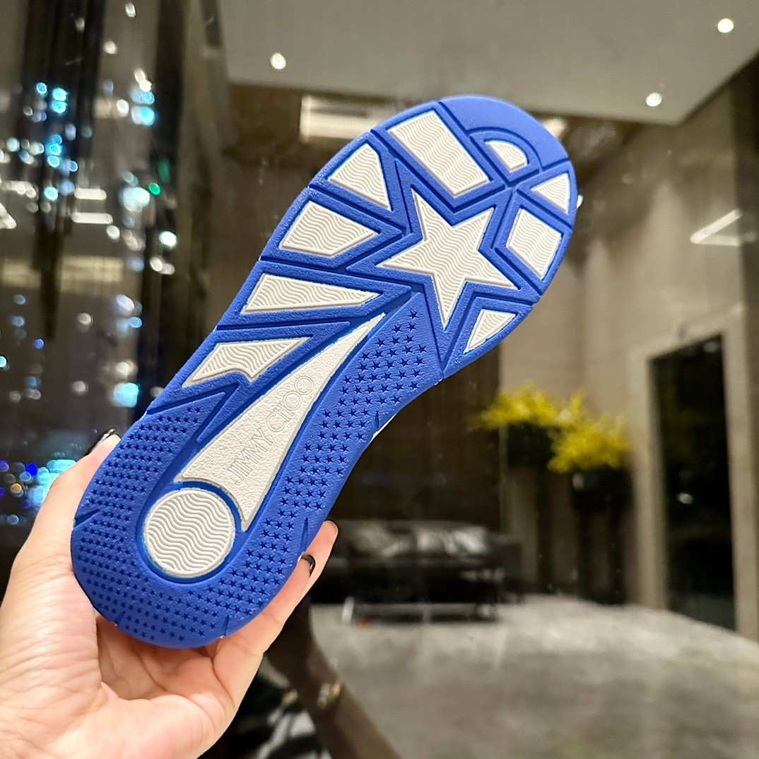 人気 おしゃれ ローカット ジミーチュウ Florent スニーカー コピー レースアップ-2