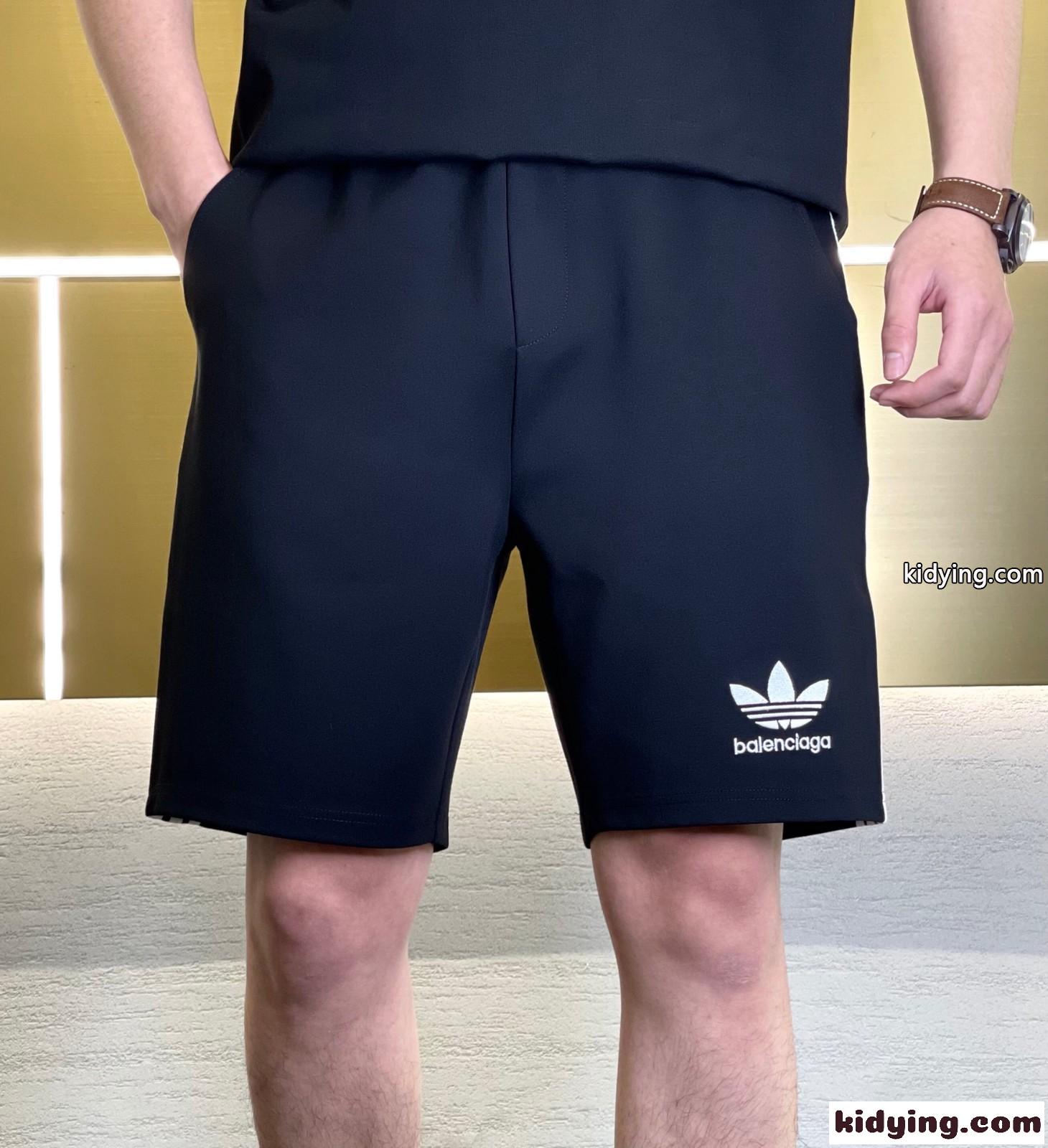 バレンシアガ パンツ コピー メンズ Balenciaga x Adidas 人気 ショーツ-2