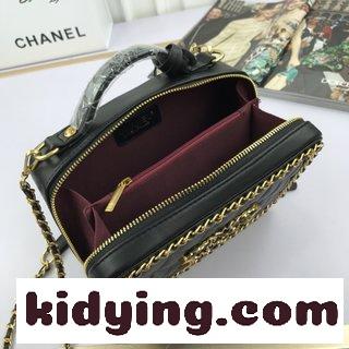 シャネル カメラバッグ 人気 コピー Chanelシャネル米白 真皮 チェーン 編み物 角型カメラバッグ-3